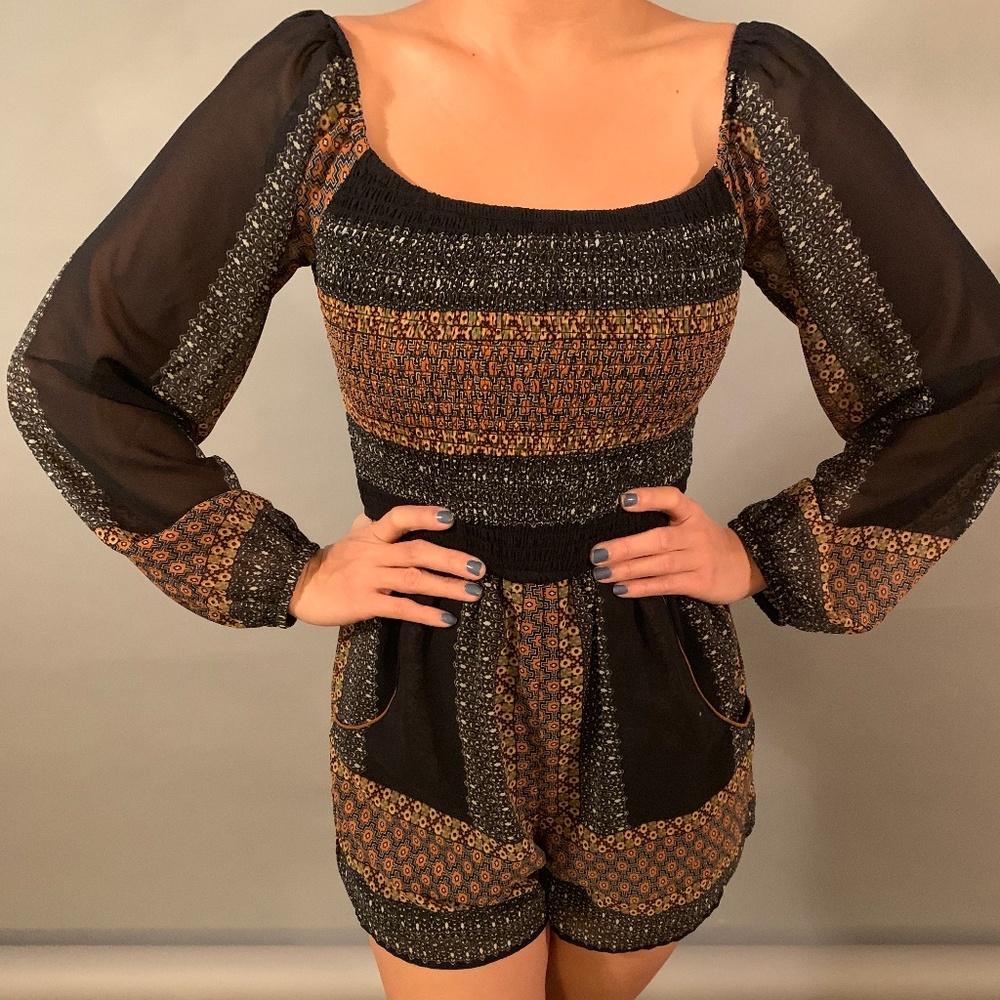 Bohemian Chic Romper
